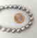 Necklace pearl salted water with gold clasp 19.2 carat - 7