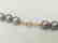 Necklace pearl salted water with gold clasp 19.2 carat - 9