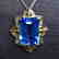 20.90 CTW Topaz & VS Diamond Pendant 18K