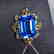 20.90 CTW Topaz & VS Diamond Pendant 18K - 2