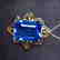 20.90 CTW Topaz & VS Diamond Pendant 18K - 7