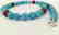 14mm Aquamarine Stone Necklace and 14mm Ruby Stone with