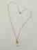 19.2 Kuilates - Gold Necklace With Stone Topaz Light - - 2
