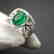 2.015 CTW Emerald & VS Diamond Ring 18K - 2