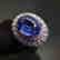 2.59ct Sapphire Ring in 18kt White Gold - 2