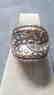 Engraved CZ SS Ring