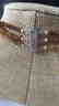 Triple strand necklace of opal beads, with - 6