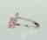 Exquisite 925 silver ring with zircon - 4