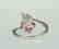 Exquisite 925 silver ring with zircon - 5