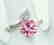 Exquisite 925 silver ring with zircon - 6