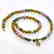 14K Multi-color Necklace with Emerald and Ash Topaz - 2