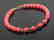 Pink Coral and Sapphires Bracelet - 6