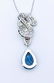 Sterling Silver Necklace and Snake Designed Pendant - 2
