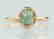 Tourmaline ring with 18K gold