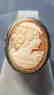 Elegant Basket Weaved Cameo RIng