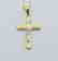 14 Carat yellow gold chain with cross pendant - 7