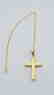 14 Carat yellow gold chain with cross pendant - 9