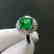 2.7ct Emerald Ring in 18kt white Gold - 5