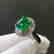 2.7ct Emerald Ring in 18kt white Gold - 6