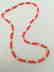 19,2 kt - Pink coral necklace 8 mm + Australian pearl 8 - 4