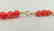 19,2 kt - Pink coral necklace 8 mm + Australian pearl 8 - 9
