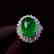 7.6ct Emerald Ring in 18kt White Gold