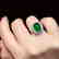 7.6ct Emerald Ring in 18kt White Gold - 6