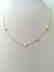 19.2 carat gold necklace with pearls 3.3 grams - 10