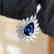 1.3ct Sapphire Pendant in 18kt White Gold - 3