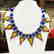 Ethnic Tibetan Turquoise & Coral Mexican Necklace