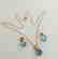 19.2 carats - necklace set with gold pendant and