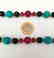 19.2 kt – Turquoise + Onyx + Ruby + Pink tourmaline - 6