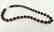 Faceted 9.5 mm garnet necklace – 19.2 kt gold clasp - 8