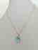 19.2 carat gold necklace With Topaz 13,9x9,9mm - 4,5 - 9