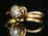 Certified-18Kt Rose gold solidaire morden engagement - 3