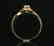 Certified-18Kt Rose gold solidaire morden engagement - 5