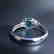 1.15 CTW Emerald & VS Diamond Ring 18K - 5