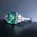 1.15 CTW Emerald & VS Diamond Ring 18K - 7