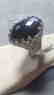 Onyx & Wht. Sapphire Ring - 3