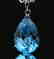 Certified-Swiss blue topaz pendant 7.2ct. With 18K - 2