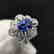 1.94ct Sapphire Ring in 18kt White Gold - 2