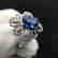 1.94ct Sapphire Ring in 18kt White Gold - 3