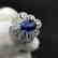 1.94ct Sapphire Ring in 18kt White Gold - 6