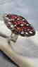 925 Carnelian Cluster Ring - 2