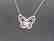 18 carat yellow gold necklace with diamond Butterfly - 9