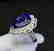 13.6ct Tanzanite Ring in 18kt White Gold - 5