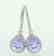 Exquisite 925 silver earing with zircon