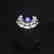 2.14 CTW Sapphire & VS Diamond Ring 18K - 8