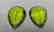 Peridot pair 2 pcs - 4.81 ct - 2