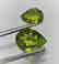 Peridot pair 2 pcs - 4.81 ct - 3